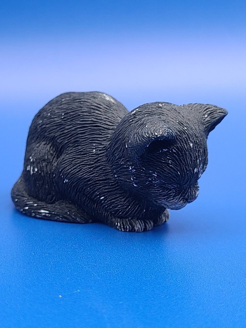 Sandicast Vintage 1988 Black Cat Figurine Little Snoozers Nodder